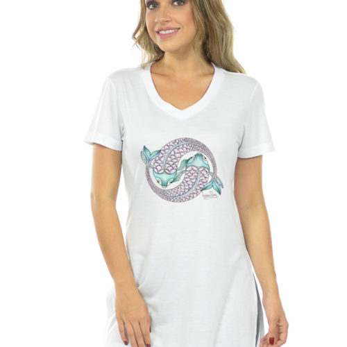 Longline Feminina Signo de Peixes