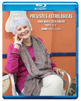 Blu-Ray Anna Maria Costa Ribeiro Previsões Astrologicas Parte 1 e 2