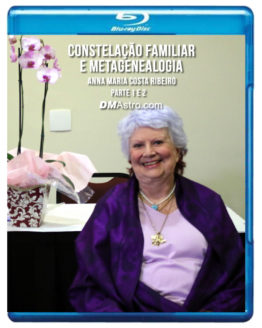 Blu-Ray Anna Maria Costa Ribeiro Constelação Familiar e Metagenealogia parte 1 e 2