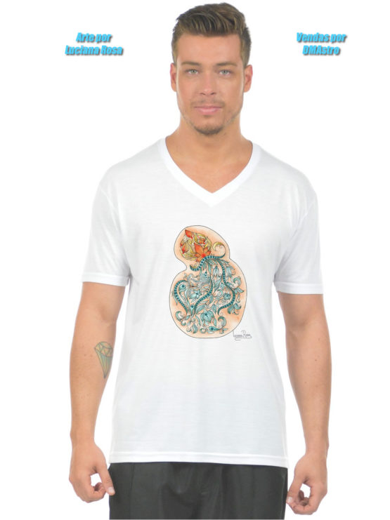 Camiseta Masculina Signo de Aquário