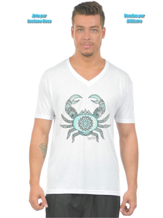 Camiseta Masculina Signo de Câncer