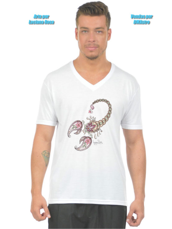 Camiseta Masculina Signo de Escorpião