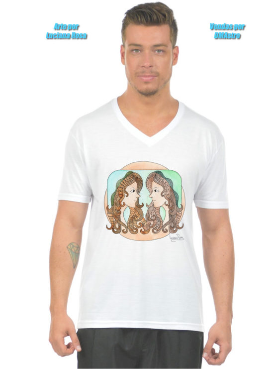 Camiseta Masculina Signo de Gêmeos