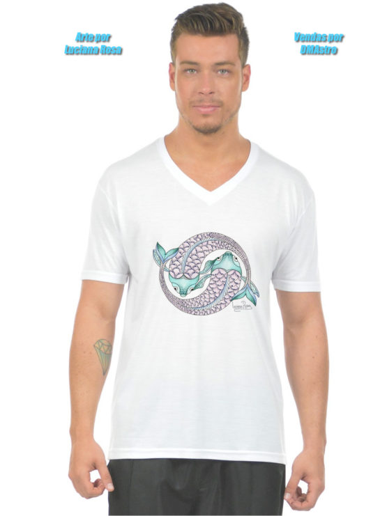 Camiseta Masculina Signo de Peixes