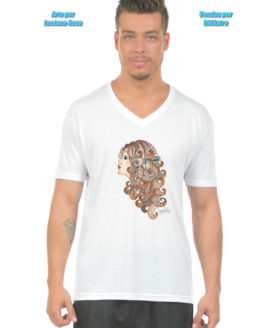 Camiseta Masculina Malha Fria virgem