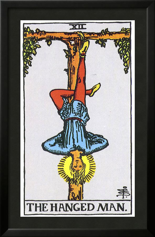 Carta de Tarot - O Enforcado - The Hanged Man - Caotize-se