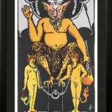 Quadro Emoldurado Tarô Rider-Waite Arcano Maior 15 O Diabo de Arthur Edward Waite e Pamela Colman Smith - Image 2