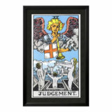 Quadro Emoldurado Tarô Rider-Waite Arcano Maior 20 O Julgamento de Arthur Edward Waite e Pamela Colman Smith