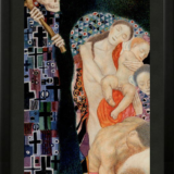Quadro Emoldurado Tarô Golden Klimt Arcano Maior 13 A Morte de Gustave Klimt - Image 2