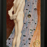 Quadro Emoldurado Tarô Golden Klimt Arcano Maior 9 O Eremita de Gustave Klimt - Image 2