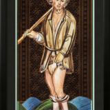 Quadro Emoldurado Tarô Visconti Sforza Arcano Maior 0 O Louco de A. A. Atanassov - Image 2