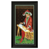 Quadro Emoldurado Tarô Visconti Sforza Arcano Maior 1 O Mago de A. A. Atanassov