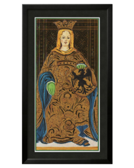 Quadro Emoldurado Taro Visconti-Sforza Arcano Maior 03 A Imperatriz DMAstro Brasil Loja Holistica Base