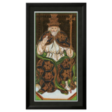Quadro Emoldurado Tarô Visconti Sforza Arcano Maior 5 O Hierofante de A. A. Atanassov