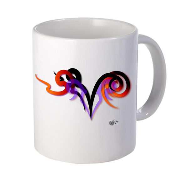 Caneca do Signo Áries de Linda Liau