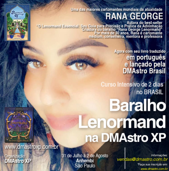 Curso de Baralho Lenormand com Rana George no Brasil